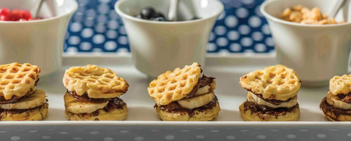 Bite Sized Waffle Sandwiches NYC Catering