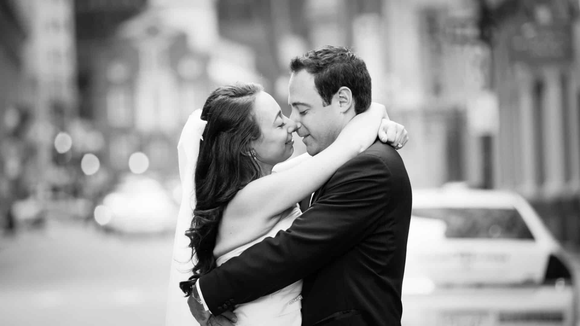 Husband And Wife Touching Noses