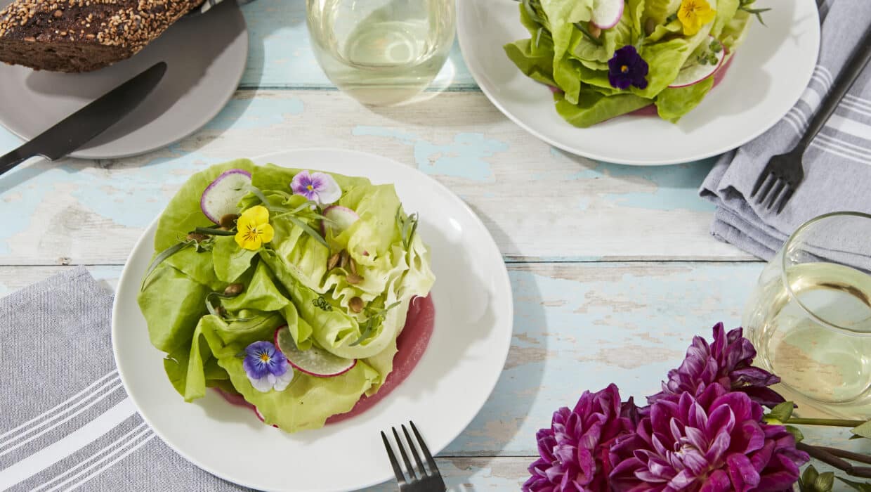 Garden Salad, Lemon Verbena Vinaigrette