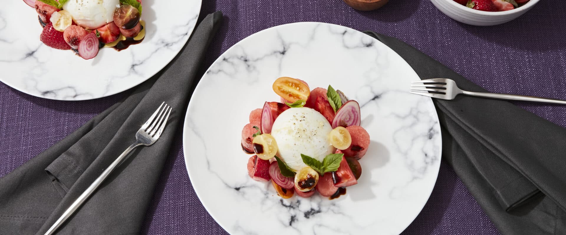 Burrata And Summer Fruits NYC Catering