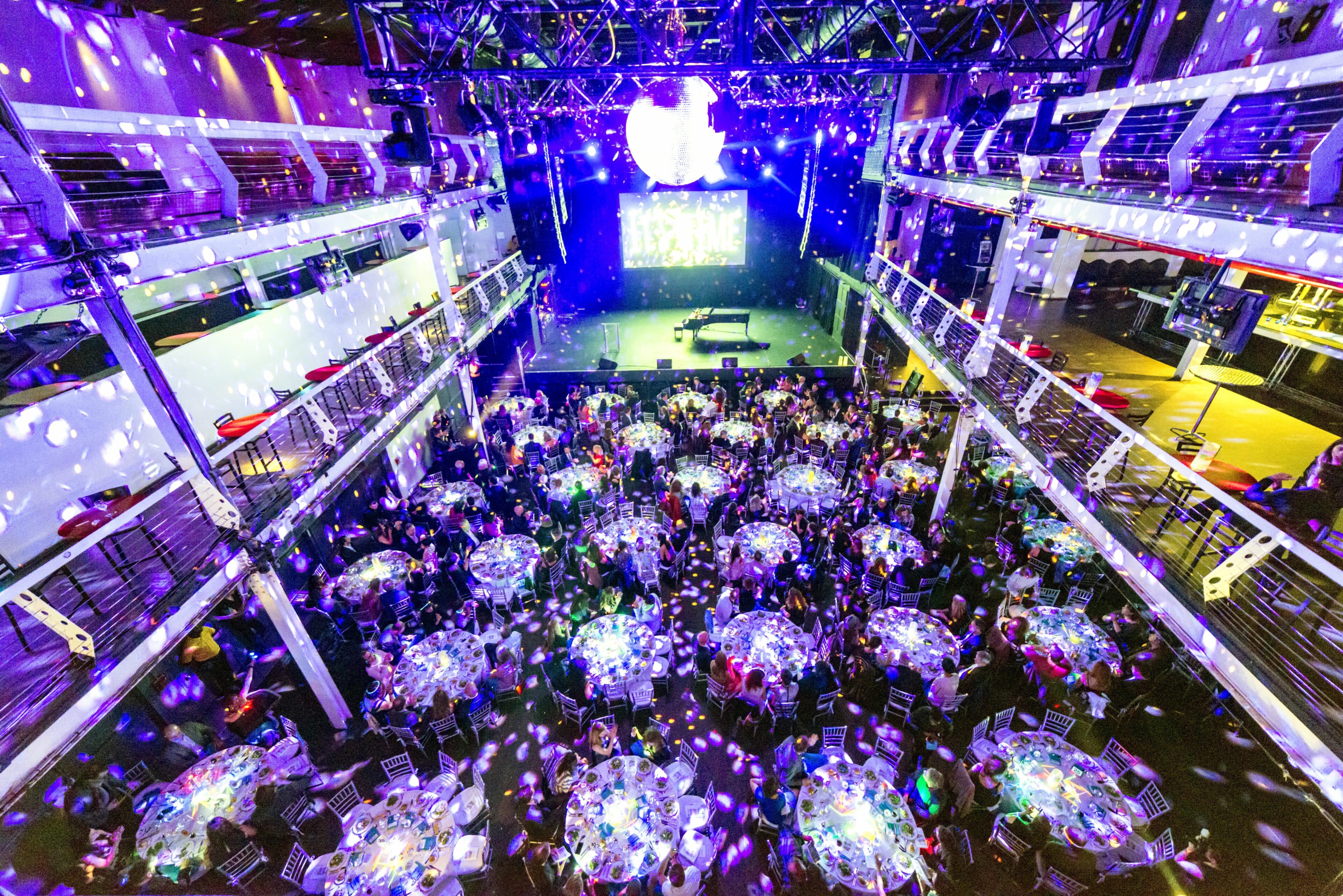 Wide Shot Of NYC Catering Event