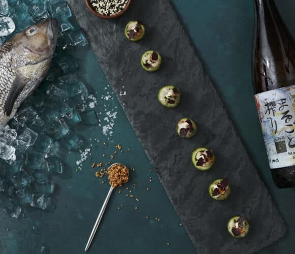 Hamachi Yuzu Tartare NYC Catering