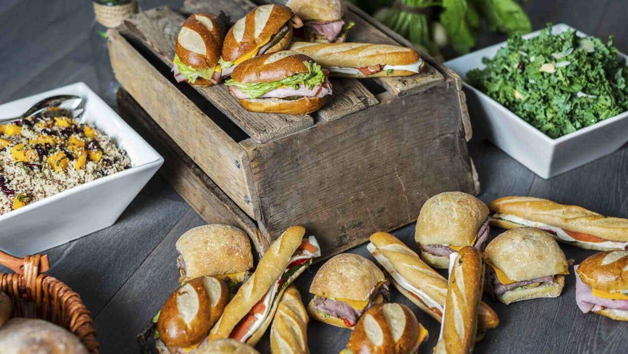 Large Sandwiches And Family Style Salads NYC Catering