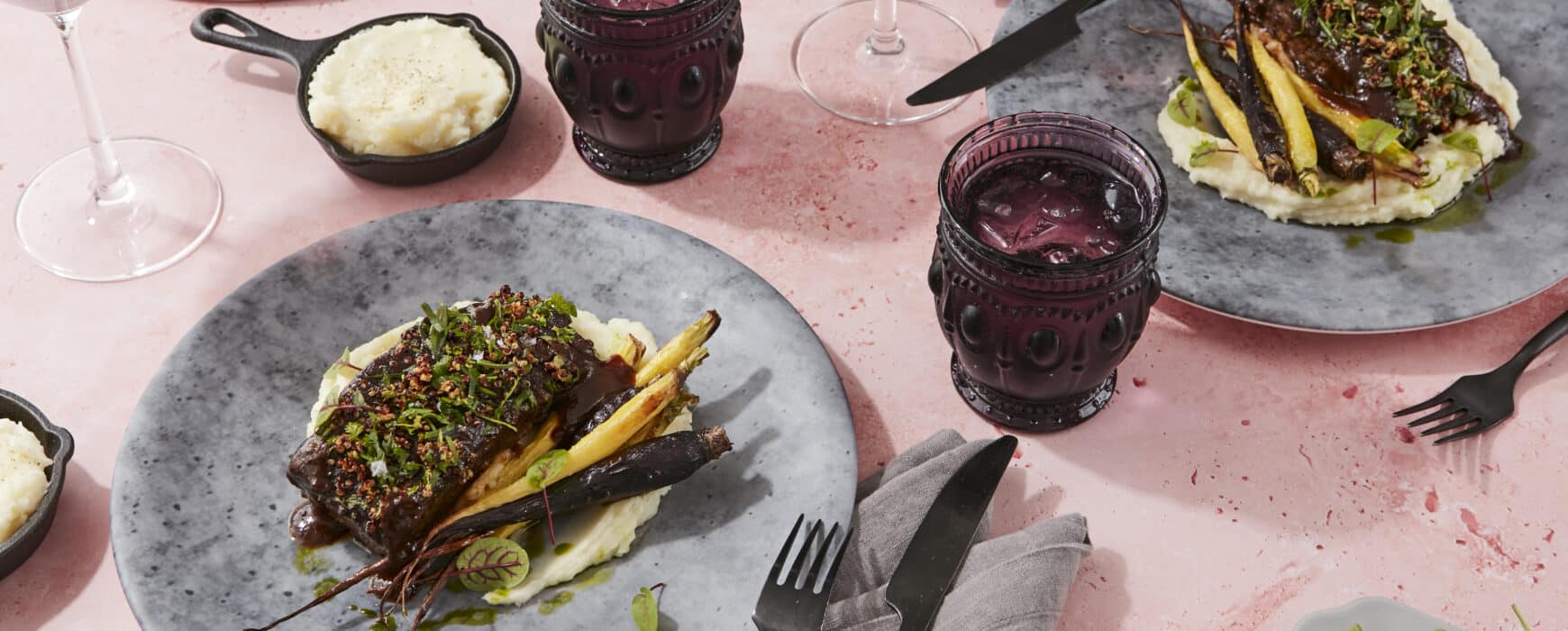 Braised Short Ribs And Pommes Puree NYC Catering